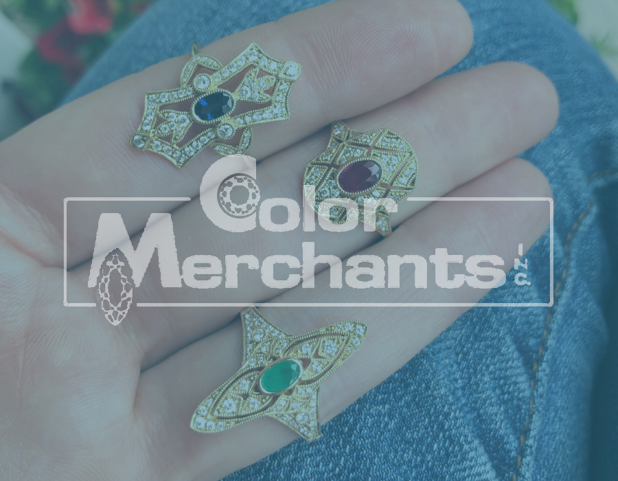Color Merchants Jewelry logo with image