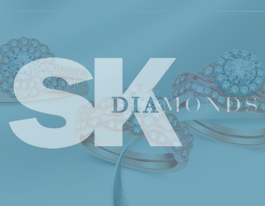 SK Diamonds Jewelry logo with image